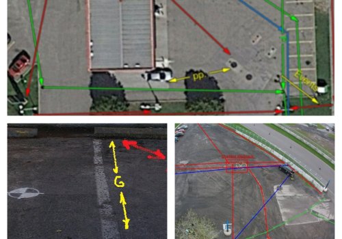 Localisations avant des travaux de forages ou de tranchées d'exploration