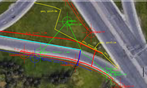 Land survey and utilities mapping